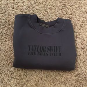 OFFICIAL Taylor swift eras tour medium blue crewneck